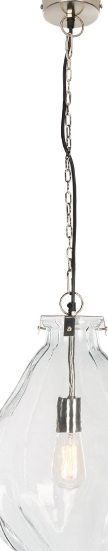 Safavieh Kinney PND3003A Clear / Nickel Lamp Main On