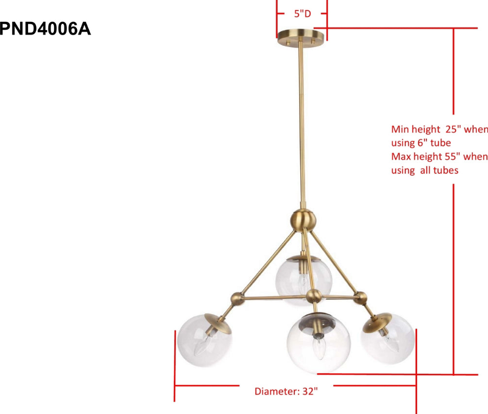 Safavieh Bain PND4006A Bronze Lamp main image