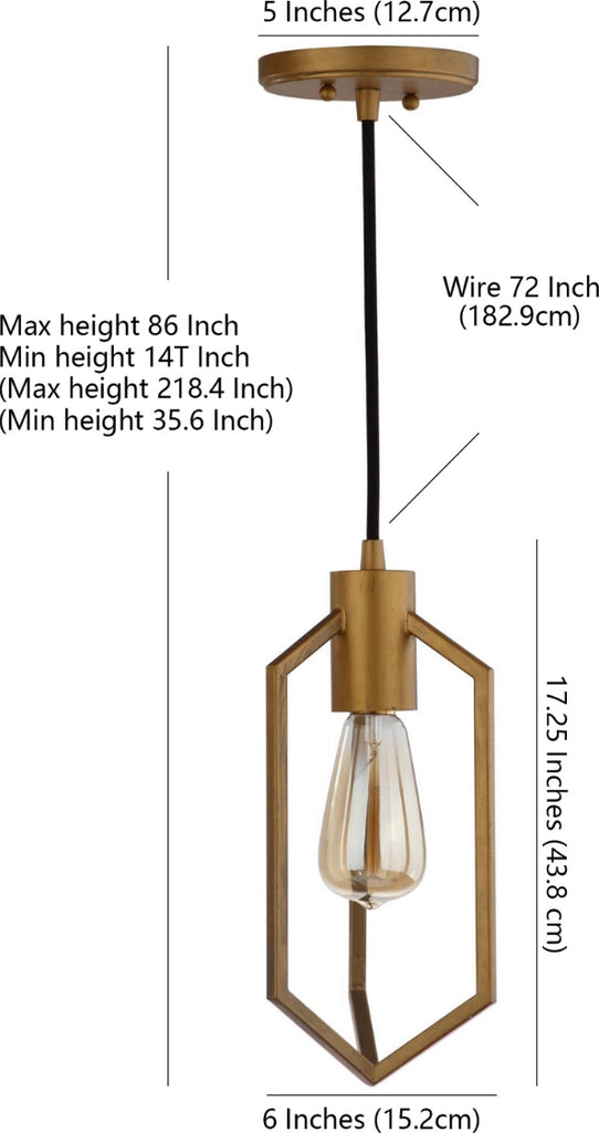 Safavieh Eastwood PND4009A Brass Lamp main image