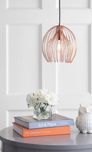 Safavieh Deena PND4029A Copper Lamp Room Scene On Feature