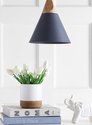 Safavieh Cila PND4030C Grey Lamp Room Scene Off Feature