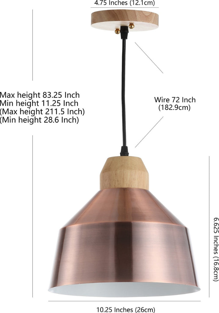 Safavieh Dajana PND4031B Copper Lamp main image