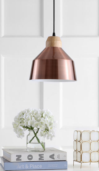 Safavieh Dajana PND4031B Copper Lamp Room Scene Off Feature