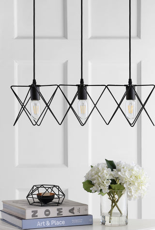 Safavieh Pernille PND4035A Black Lamp Room Scene Off Feature