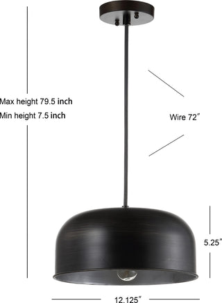 Safavieh Avner PND4039A Grey Lamp main image