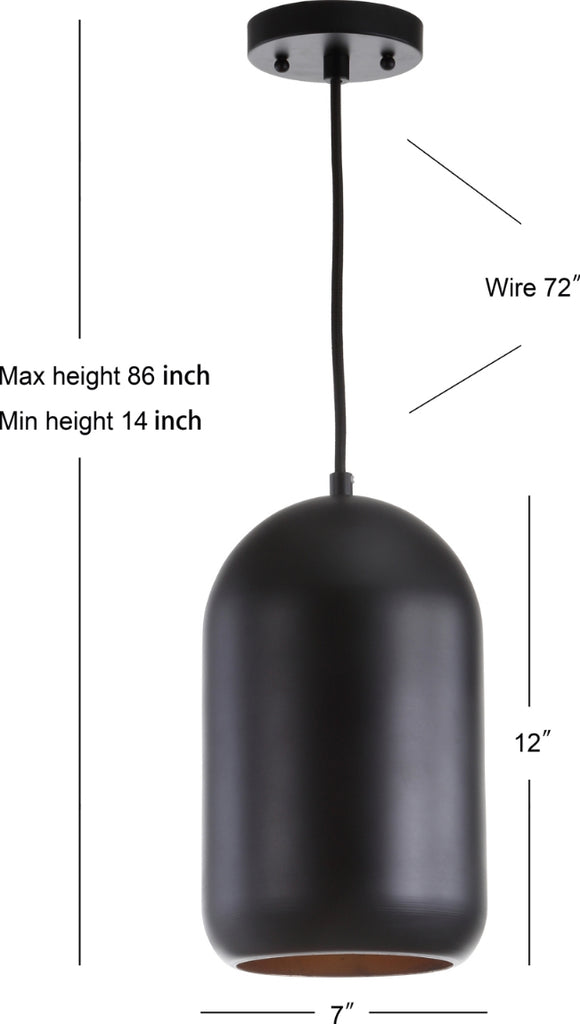 Safavieh Carisir PND4040A Black Lamp main image