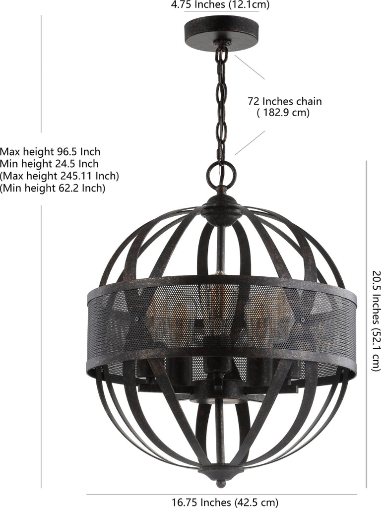 Safavieh Colby PND4057A Brass Lamp main image