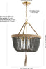 Safavieh Adra PND4084A Grey Lamp main image