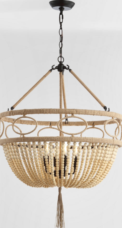 Safavieh Whitley PND4085A Natural / Bronze Lamp main image