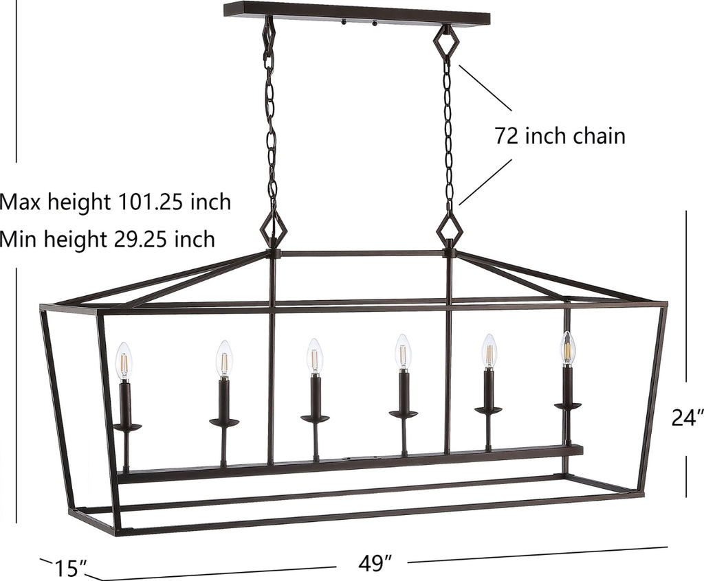 Safavieh Prener PND4088A Oil Rub Bronze Lamp main image