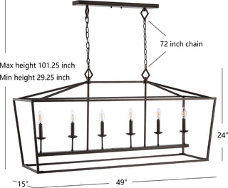 Safavieh Prener PND4088A Oil Rub Bronze Lamp main image