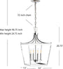 Safavieh Nichi PND4090B Chrome Lamp main image
