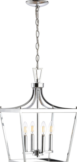 Safavieh Nichi PND4090B Chrome Lamp Main Off