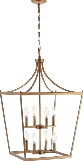 Safavieh Vallor PND4092C Gold Lamp Main On