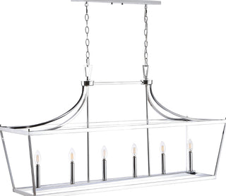 Safavieh Aroris PND4093B Chrome Lamp Main Off