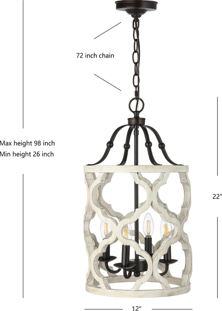 Safavieh Quinby PND4098A Oil Rub Bronze Lamp main image