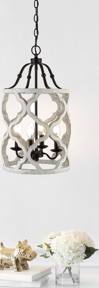 Safavieh Quinby PND4098A Oil Rub Bronze Lamp Room Scene On Feature