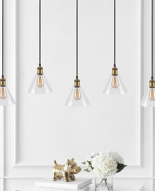 Safavieh Presta PND4110A Black / Gold Lamp Room Scene Off Feature