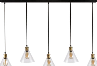 Safavieh Presta PND4110A Black / Gold Lamp Main Off