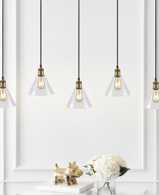 Safavieh Presta PND4110A Black / Gold Lamp Room Scene On Feature