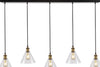 Safavieh Presta PND4110A Black / Gold Lamp Main On