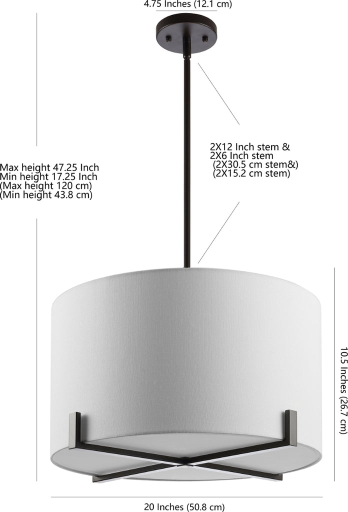 Safavieh Tarlon PND4112A Oil Rub Bronze Lamp main image