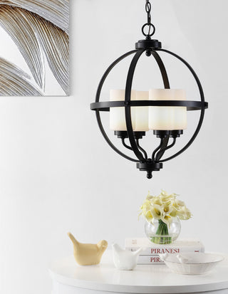 Safavieh Forler PND4117B Black Lamp Room Scene On Feature