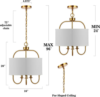 Safavieh Jemmi PND4119A Brass Lamp main image