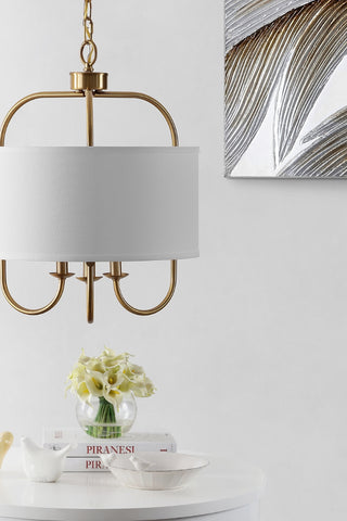 Safavieh Jemmi PND4119A Brass Lamp Room Scene Off Feature