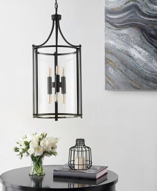 Safavieh Venzor PND4120A Bronze Lamp Room Scene Off Feature