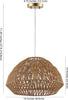 Safavieh Niamh PND4124A Natural Lamp Main On