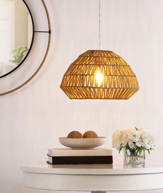 Safavieh Niamh PND4124A Natural Lamp Room Scene On Feature