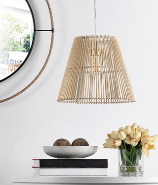 Safavieh Senya PND4127A Natural Lamp Room Scene Off Feature