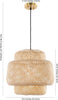 Safavieh Klara PND4128A Natural Lamp Main On
