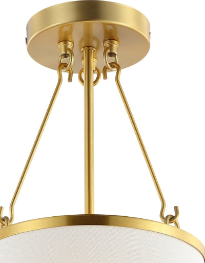 Safavieh Valor PND4133A Gold / White Lamp main image