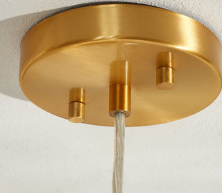 Safavieh Warden PND4134A Gold / Clear Lamp Room Scene On Feature