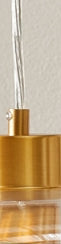 Safavieh Warden PND4134A Gold / Clear Lamp Room Scene On Feature