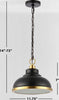 Safavieh Bastion PND4137A Black / Brass Lamp main image