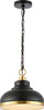Safavieh Bastion PND4137A Black / Brass Lamp Main On