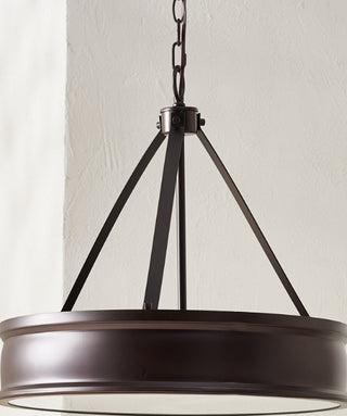 Safavieh Camlyn PND4138A Oil Rub Bronze Lamp Room Scene Off Feature