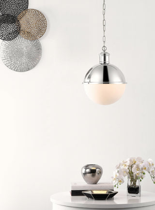 Safavieh Daylily PND4139B Chrome Lamp Room Scene On Feature