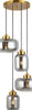 Safavieh Equinox PND4142A Smoke Grey / Brass Lamp main image