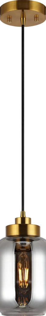 Safavieh Ethyx PND4143A Smoke Grey / Brass Lamp main image