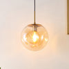 Safavieh Cyril PND4145A Amber / Brass Lamp Room Scene On Feature