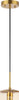 Safavieh Cyril PND4145A Amber / Brass Lamp main image