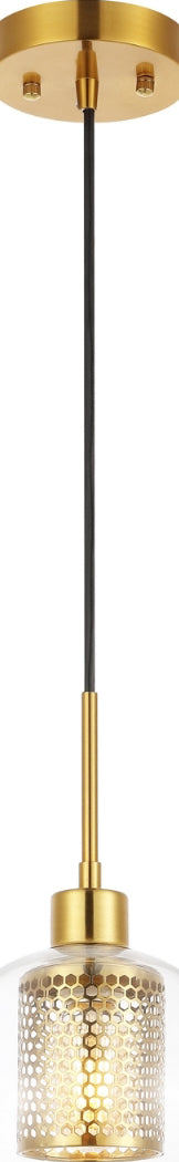 Safavieh Toronto PND4146A Clear / Brass Lamp main image