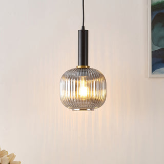 Safavieh Rynner PND4148A Smoke Grey / Black Lamp Room Scene On Feature