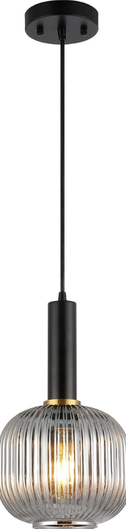 Safavieh Rynner PND4148A Smoke Grey / Black Lamp main image