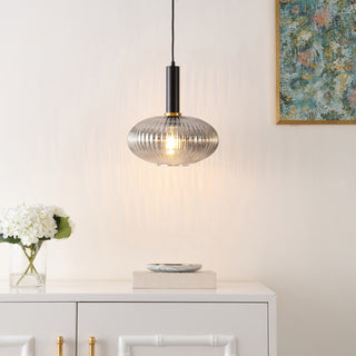Safavieh Zeon PND4150A Smoke Grey / Black Lamp Room Scene On Feature