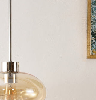 Safavieh Jorie PND4151A Amber / Nickel Lamp Room Scene Off Feature